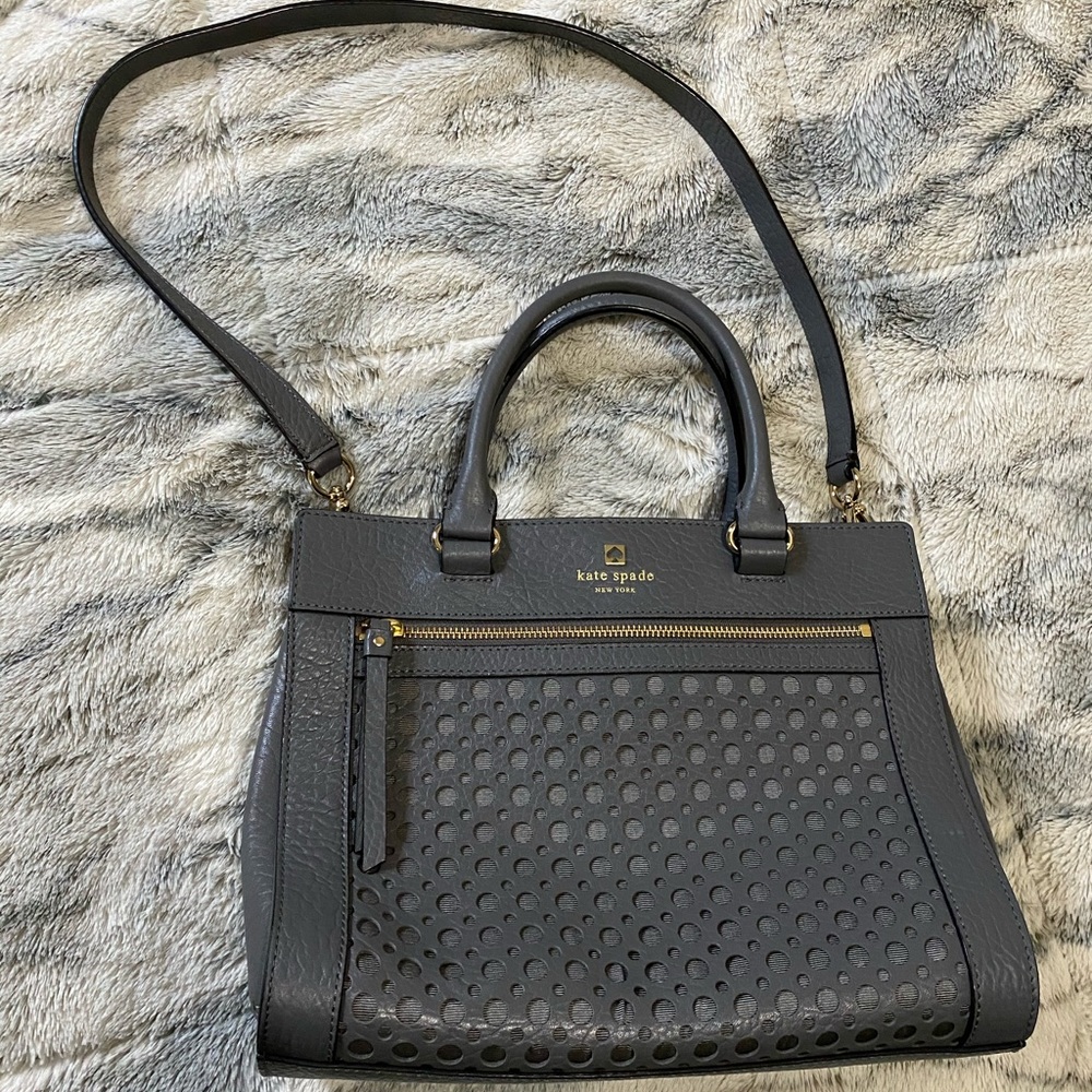Gray Kate Spade Purse/Crossover